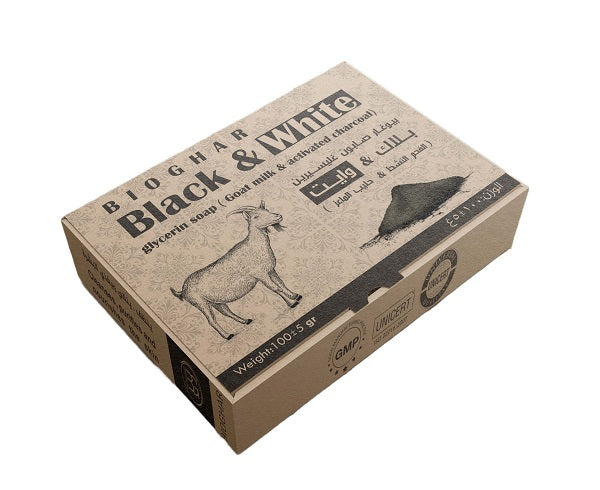 Bio Ghar Black & White Glycerin Soap – 100g