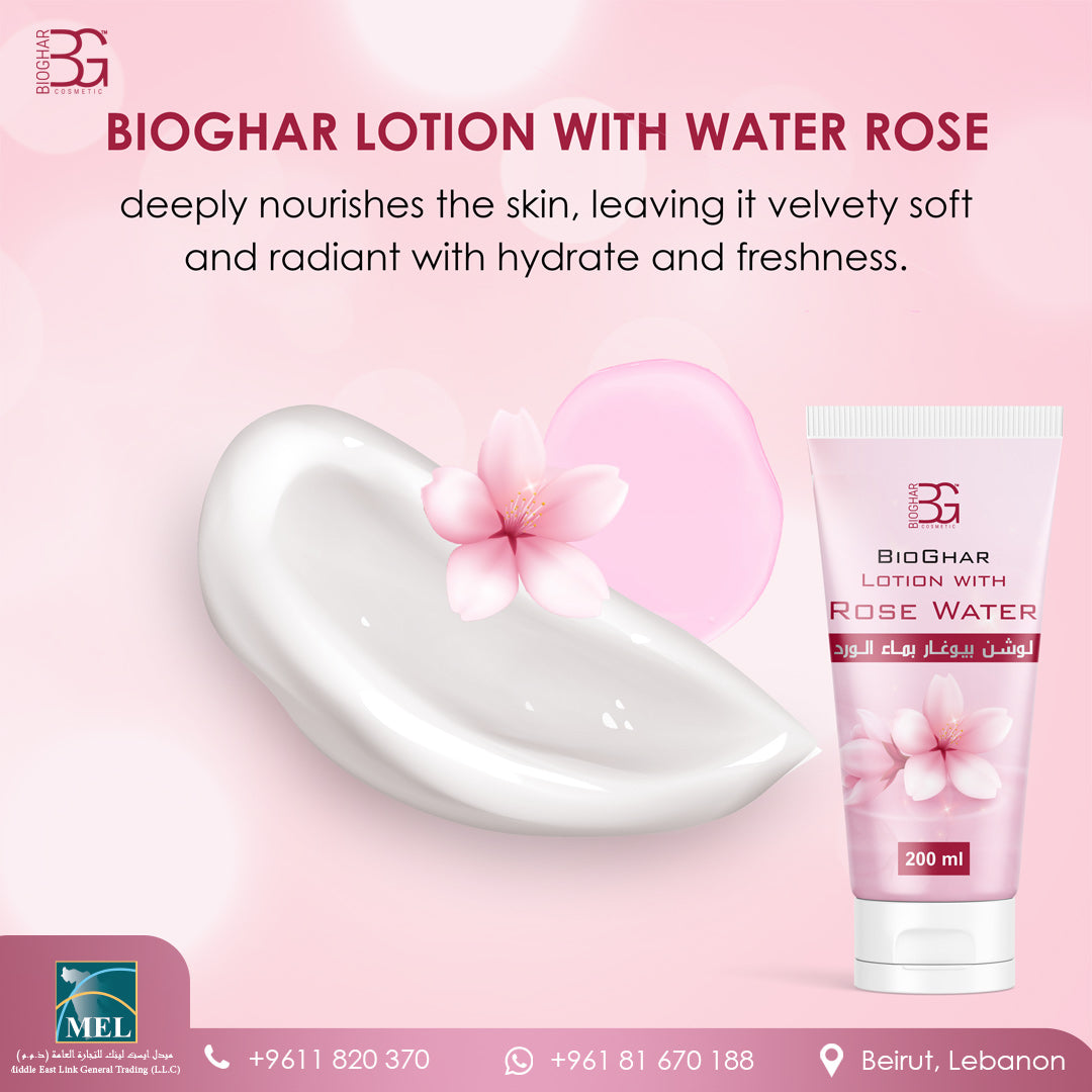 Bio Ghar Lotion with Water Rose - 200ml