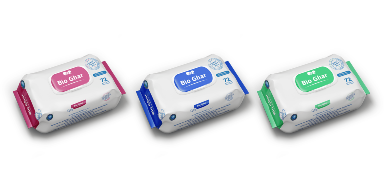 BIO Ghar Scented Wipes for Babies - blue