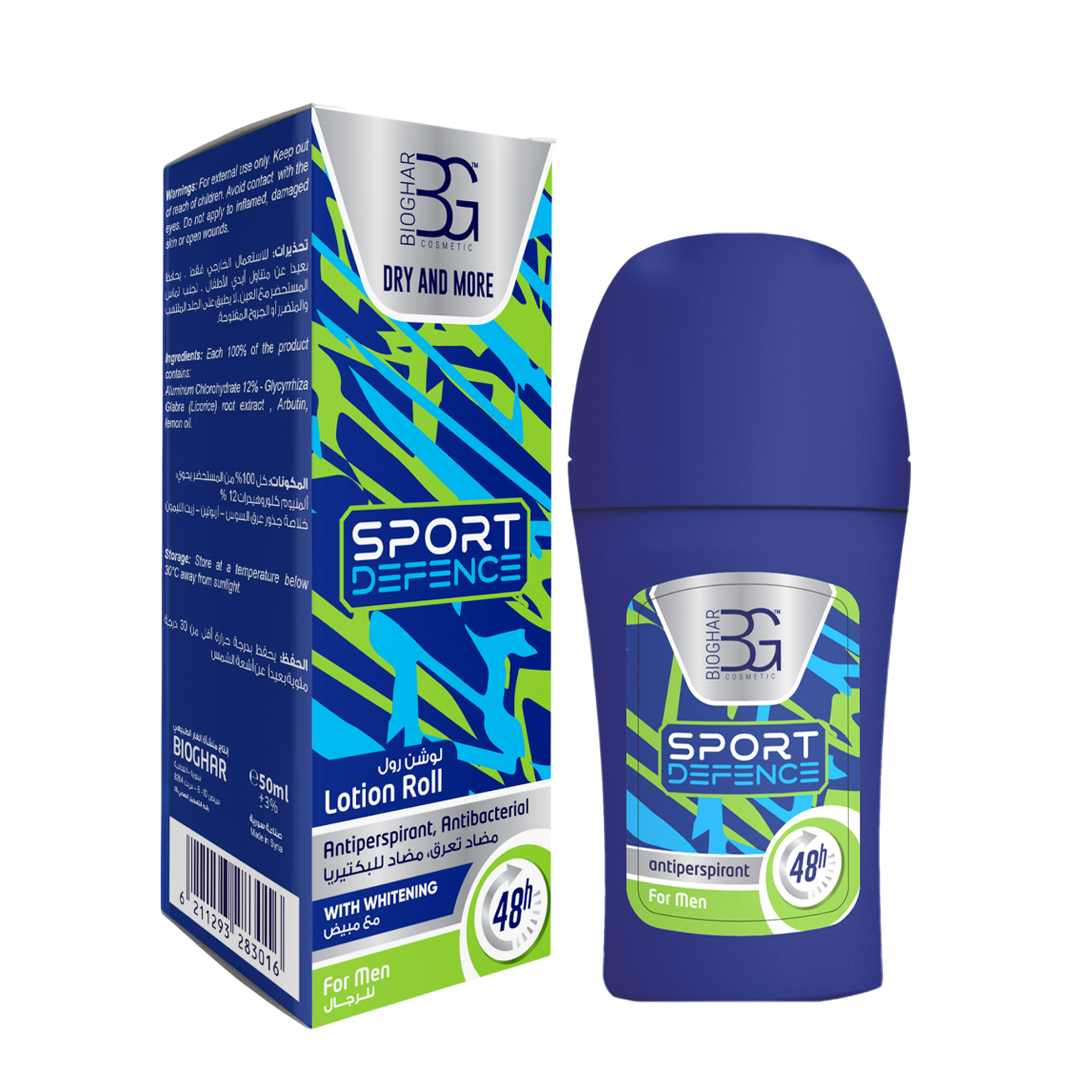 Bio Ghar Lotion Roll Sport Defense With Whitening For Men - 50ml