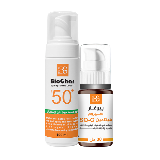 Radiant Shield SPF 50 + Vitamin C Serum Duo Bundle - 2 Pcs